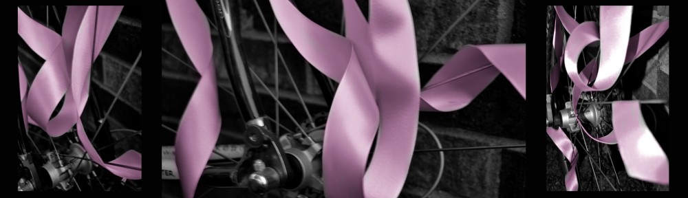 Pink Ribbon and Wheels